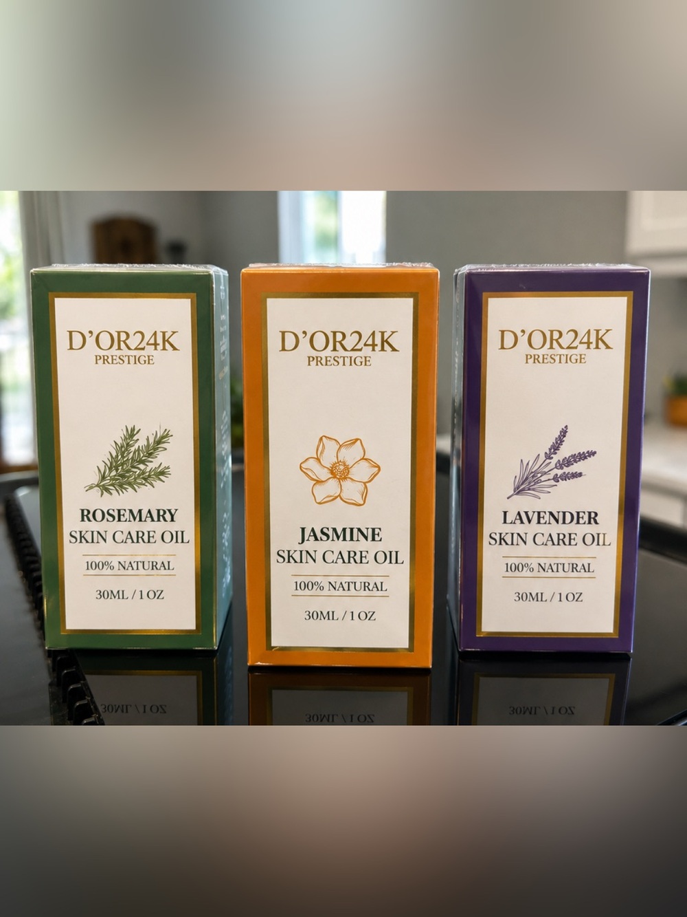Rosemary,lavender,Jasmine Skin Care Oil - Orange